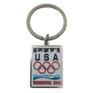 Keychain Team USA Vancouver Olympics 2010 FOB Keyring Patriotic United States